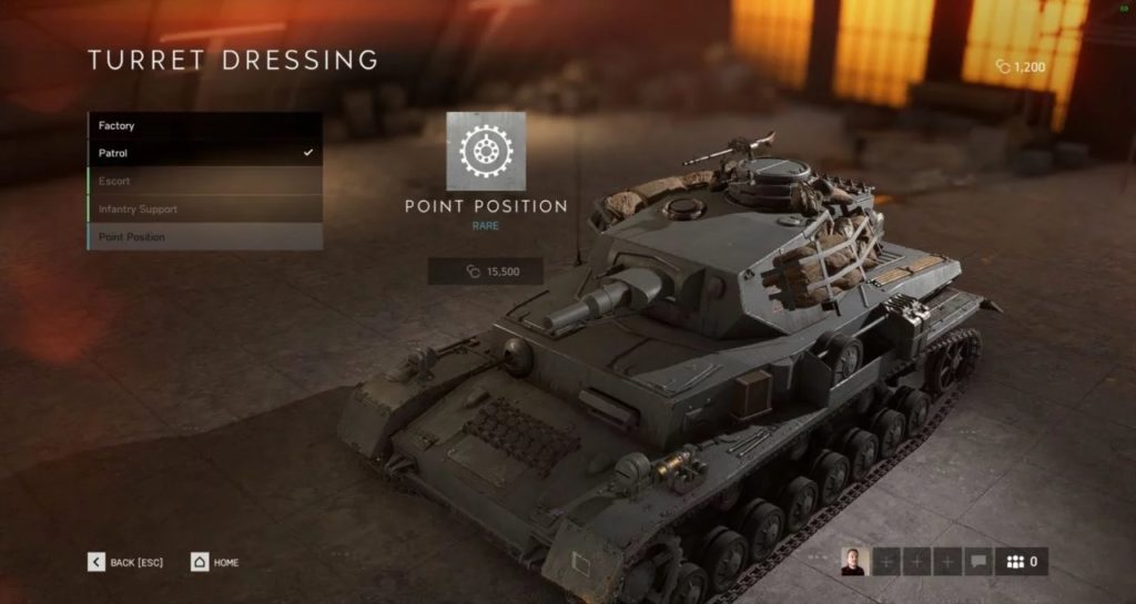 Battlefield V Tankları Kişiselleştirme Özelliği 4